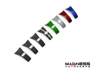 Alfa Romeo Stelvio Steering Wheel Trim - Carbon Fiber - Lower Decal Trim - QV Model - 2020+ models - GTA